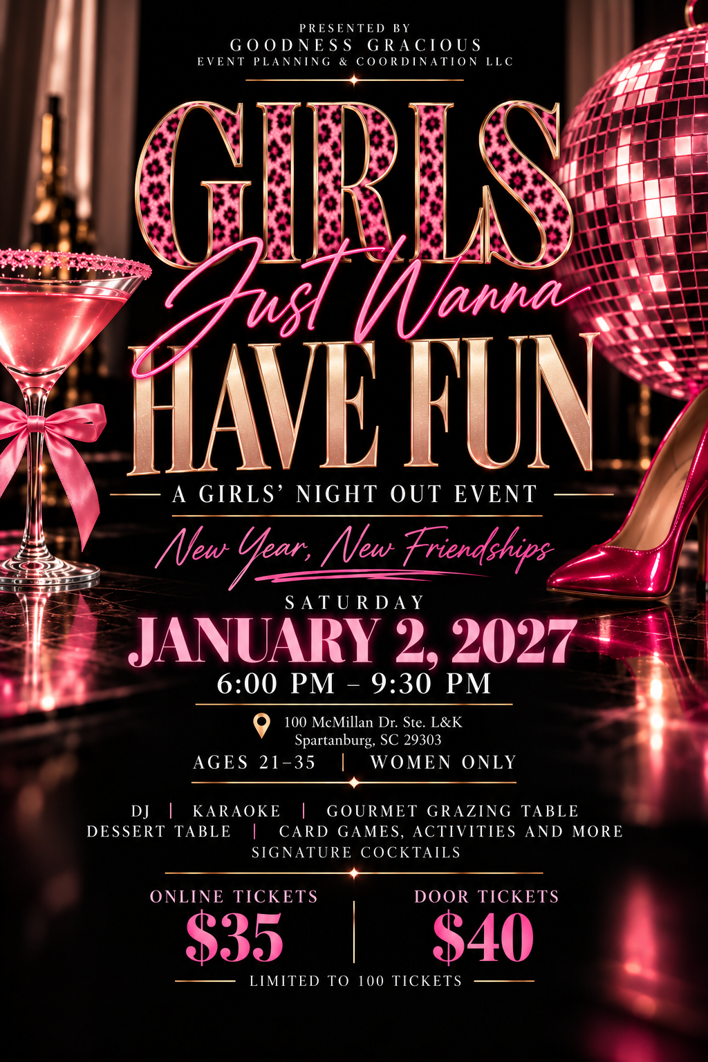 Girls Just Wanna Have Fun Ticket